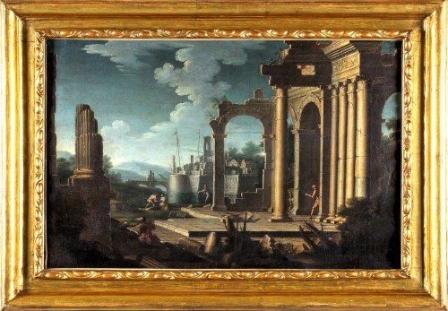 Architectural Capriccio - Gennaro Greco (1663-1714)